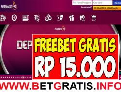 PRAGMATIC90 – FREEBET GRATIS RP 15.000 TANPA DEPOSIT