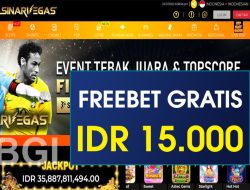 SINARVEGAS – FREEBET GRATIS RP 15.000 TANPA DEPOSIT