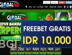 GLOBAL4D – FREEBET GRATIS RP 10.000 TANPA DEPOSIT