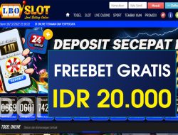 LBOSLOT – FREEBET GRATIS RP 20.000 TANPA DEPOSIT