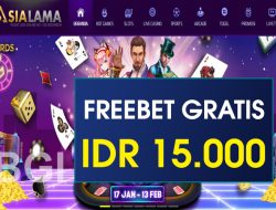 ASIALAMA – FREEBET GRATIS RP 15.000 TANPA DEPOSIT
