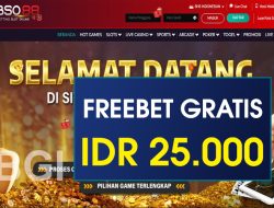 BSO88 – FREEBET GRATIS RP 25.000 TANPA DEPOSIT