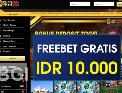 CUANTOTO88 – FREEBET GRATIS RP 10.000 TANPA DEPOSIT