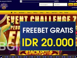 HOKI777 – FREEBET GRATIS RP 20.000 TANPA DEPOSIT