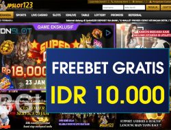 JPSLOT123 – FREEBET GRATIS RP 10.000 TANPA DEPOSIT