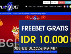 PLAY77BET – FREEBET GRATIS RP 10.000 TANPA DEPOSIT