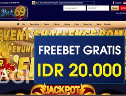 YUK69 – FREEBET GRATIS RP 20.000 TANPA DEPOSIT