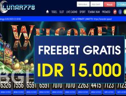 LUNAR778 – FREEBET GRATIS RP 15.000 TANPA DEPOSIT