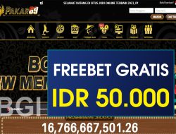 PAKAR69 – FREEBET GRATIS RP 50.000 TANPA DEPOSIT