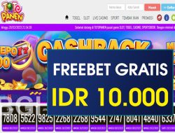 TOTOPANEN – FREEBET GRATIS RP 10.000 TANPA DEPOSIT