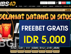 IBS4D – FREEBET GRATIS RP 5.000 TANPA DEPOSIT